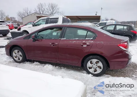 2013 Honda Civic Lx from USA, damaged, VIN 2HGFB2F53DH545499